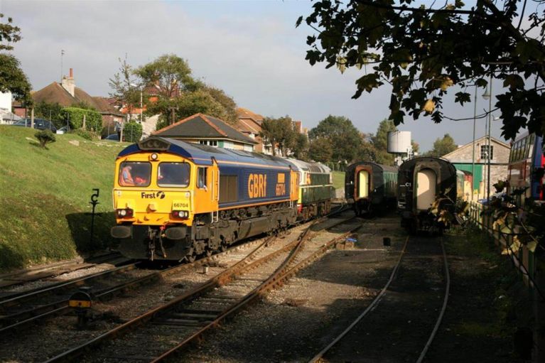 WAVE 105 RADIO PRESENTER MARK COLLINS TO NAME CLASS 66 DIESELELECTRIC
