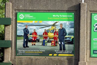 Air Ambulance at Herston Halt