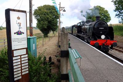 Herston Halt memorial and plaque