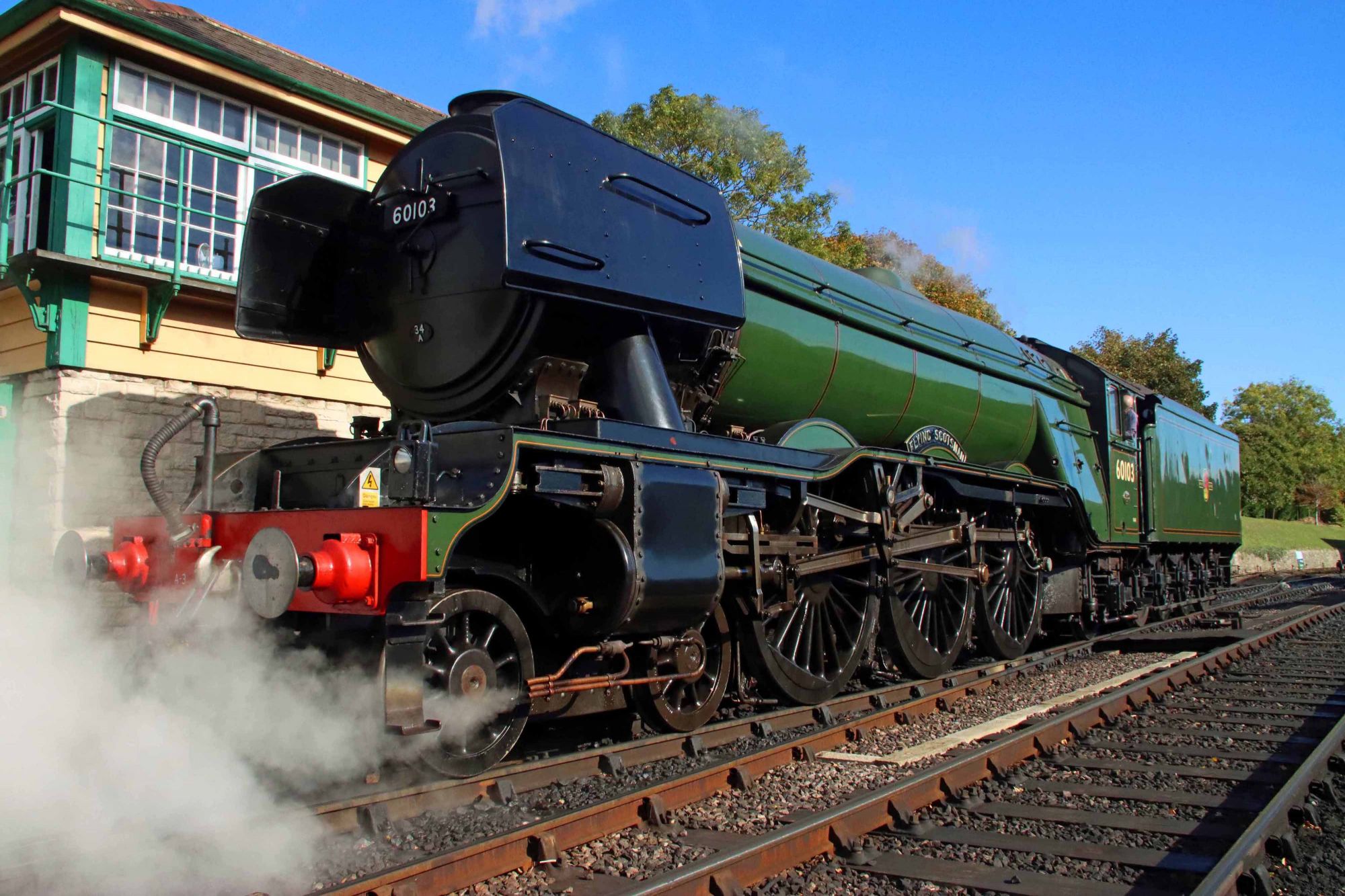WORLD S MOST FAMOUS STEAM LOCOMOTIVE FLYING SCOTSMAN ARRIVES FOR THREE 
