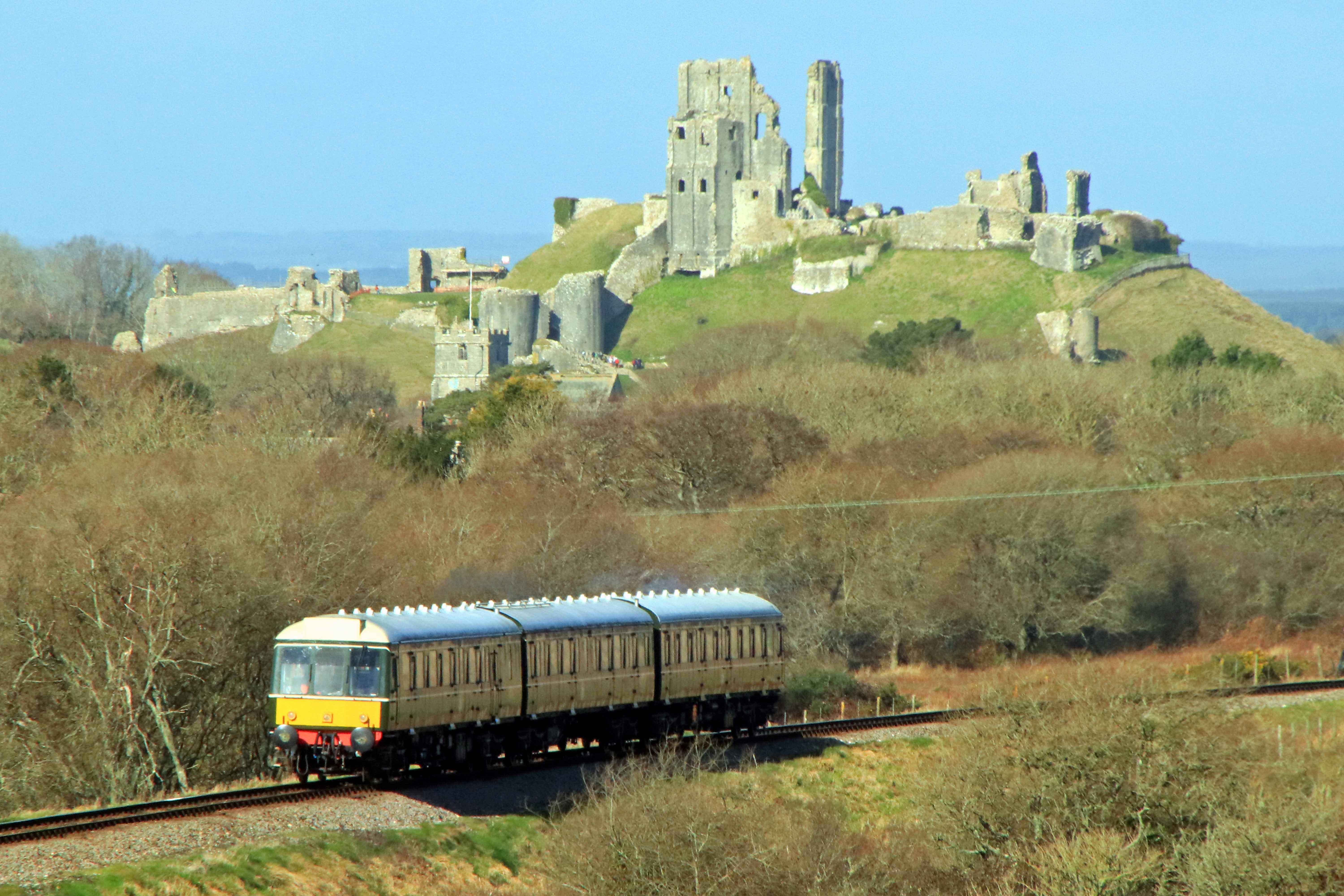 Swanage Railway, Corfe Castle, Trial Service, DMMU, Wareham, South Wes